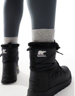 Whitney II Plus WP waterproof lace up snow boots in black and quarry