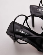 Georgina strappy heels in black